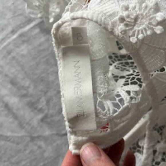 Zimmermann Halliday belted recycled-guipure lace midi dress - Picture 6 of 8